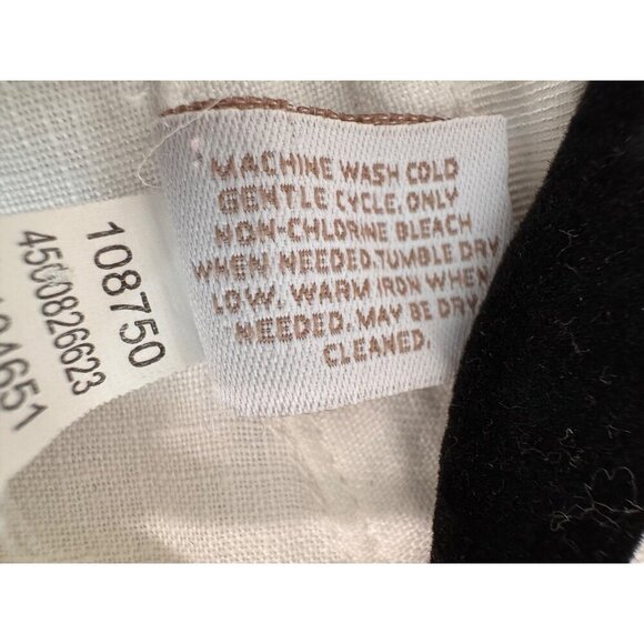 Chico's Size 3 White 100% Linen Long Sleeve Button-Up Blouse w/Roll-Tab Sleeves - Picture 13 of 13